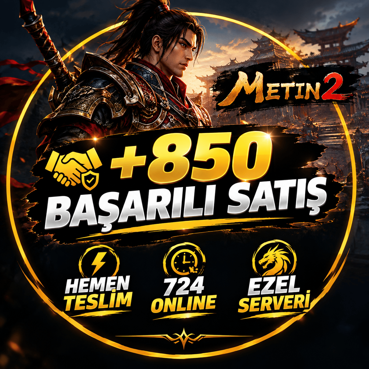 HEMEN TESLIM 50 WON 300 TL 724 ONLINE EZEL SERVERI
