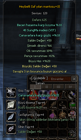 18/18 - 50 B.STR + 3 SN BUZUN GÜCÜ ŞAMAN ZIRHI ELİT
