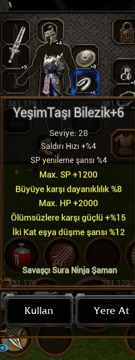 Tuva item hemen teslim