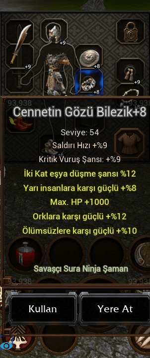 Tuva item hemen teslim
