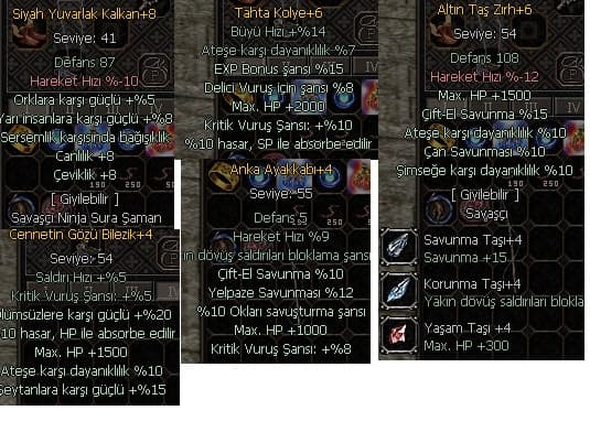 55 LVL HAVA P ÇITIR İTEMLİ