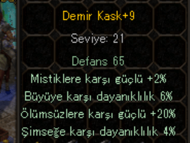 +9 DEMİR KASK 20 ÖLÜMSÜZ