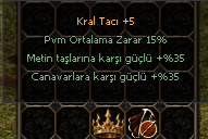 +5 Kral Tacı