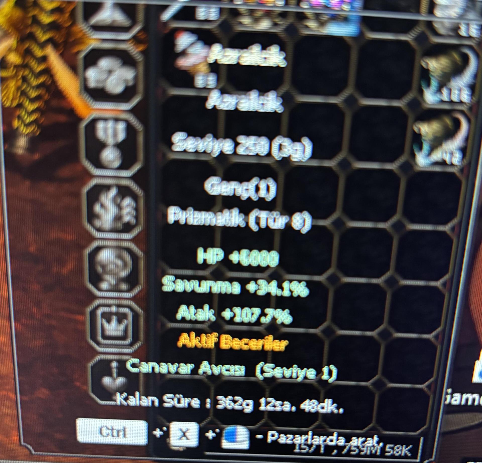 13.2 Başlangıçlı 250 Tip 8 107.7 ATAKLI PET