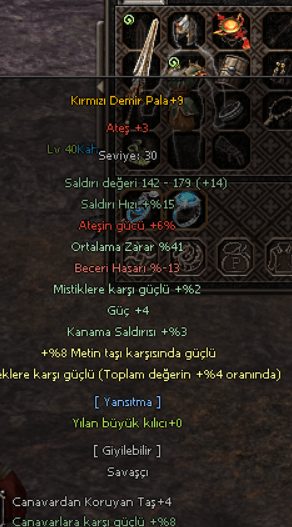 40 LEVEL BEDENSEL HAVA P