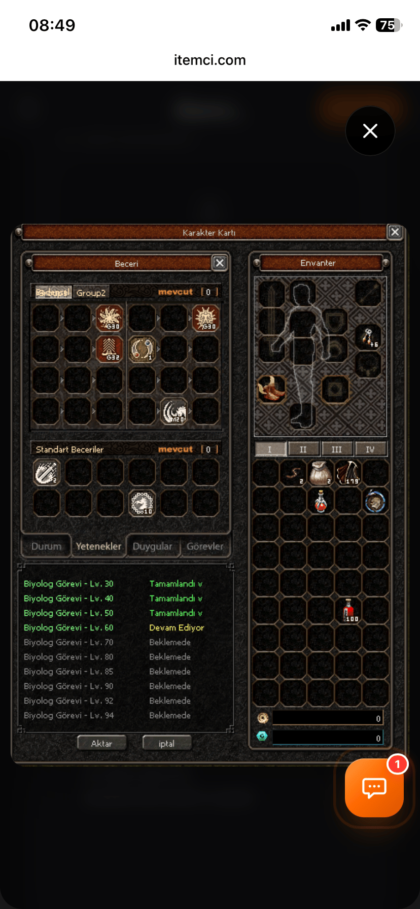 52 LEVEL HAVA G3 BİYO BİTİK