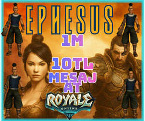EPHESUS M SATILIR 1M = 10TL MESAJ AT MİKTARI KURAYIM