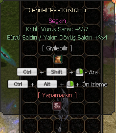 CENNET PALA KOSTÜMÜ [ SEÇKİN ]