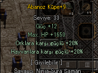 +9 ABANOZ KÜPE