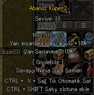 WSLİK ABANOZ PAZALIK OLUR