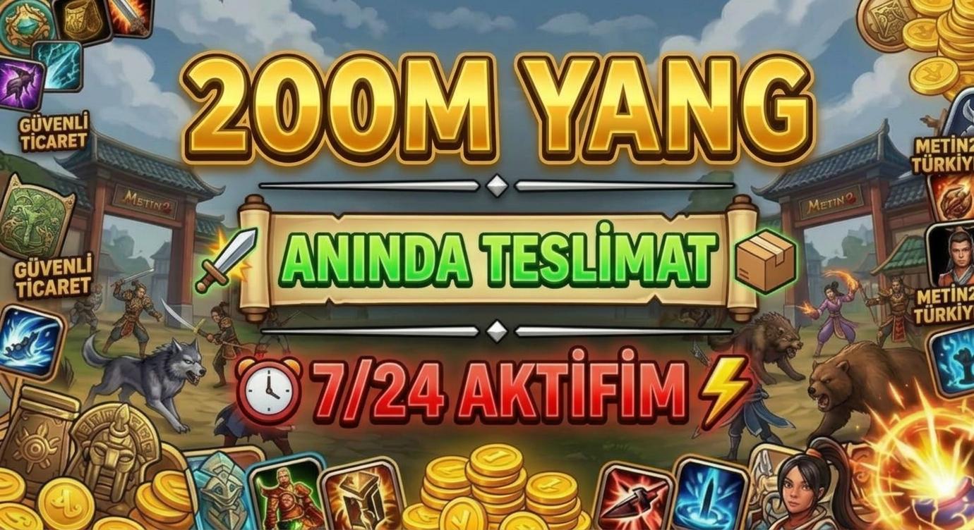 200M YANG ANINDA TESLİMAT ÇEK  AKTİFİM