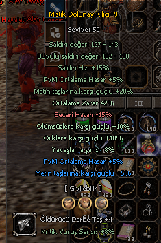 MİSTİK DOLUNAY +9 SERVERDA TEK