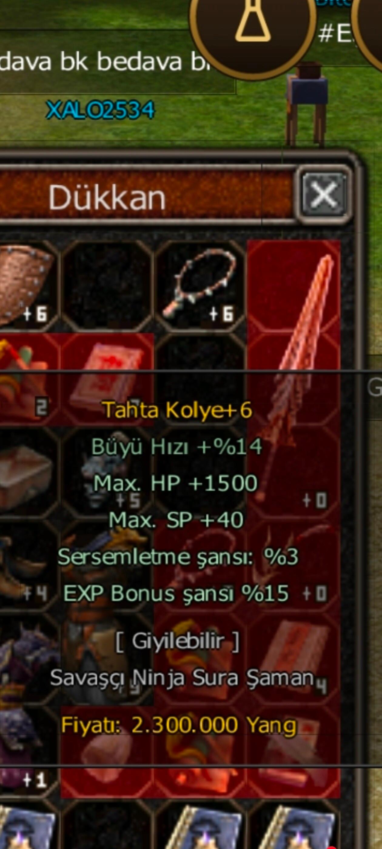 Tahta KOLYE