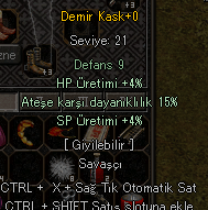 15 ATEŞ DEMİR KASK