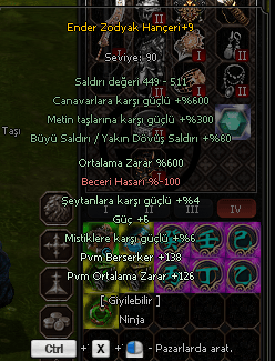 600 ort ender hançer teklif alınır