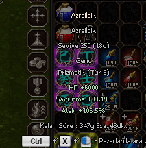 TİP 8 250LVL 106.5 ATK PET AKTİFİM