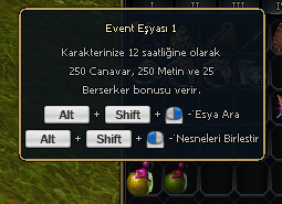 HASARI 5E KATLA EVENT EŞYASI 1 VE 2