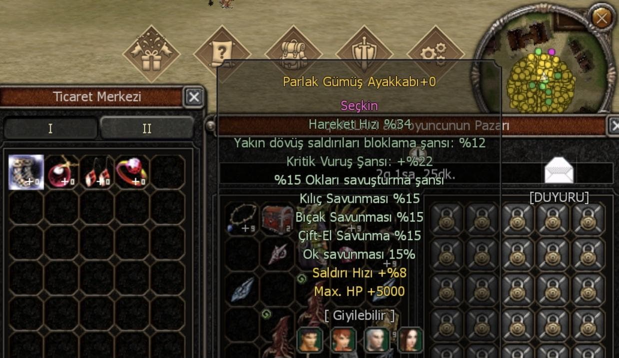 Parlak ayak oyun içi 650T