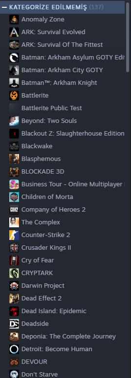 22 LEVEL 100 OYUNLU (348$) STEAM HESABI SATILIR.