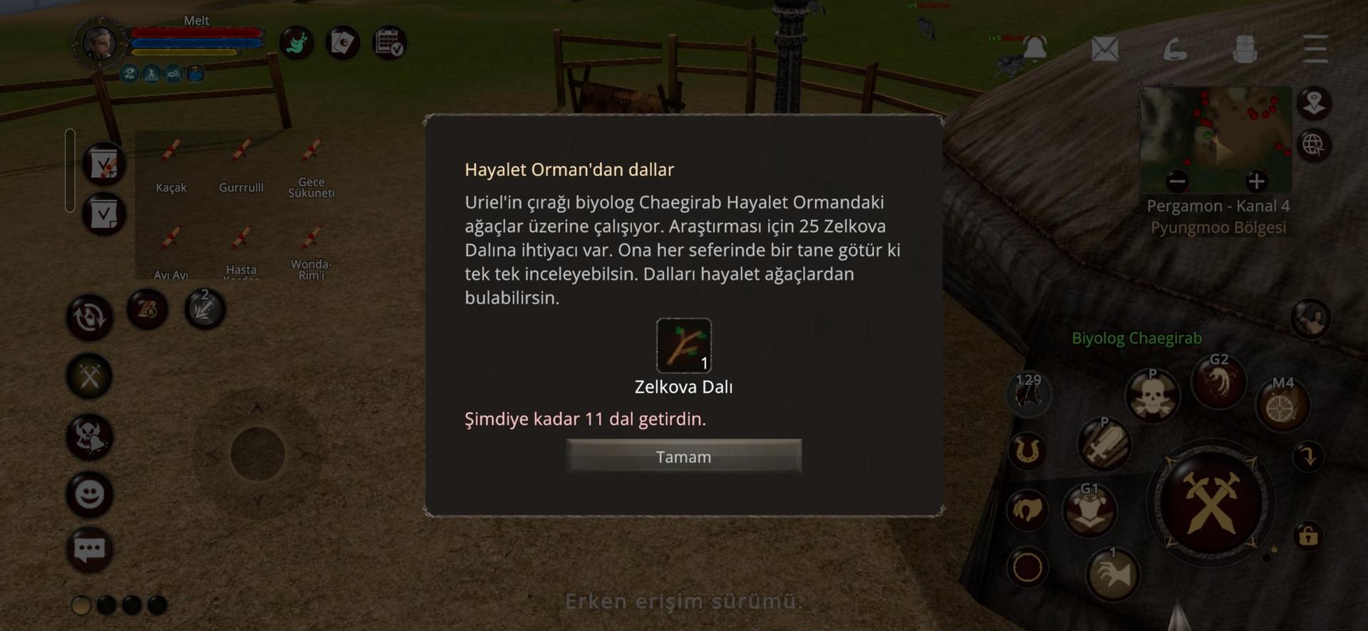 87 Lv 2 P B.KESKİNLİK OUTLOK FARM CANAVRI