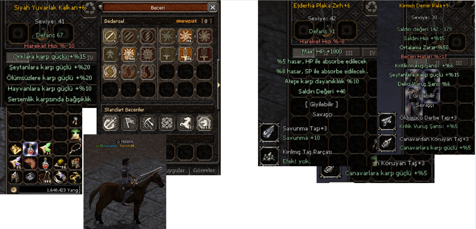 50 ORT +9 KDP -- 52 LVL SAVAŞCI BEDO  KELEPİR !