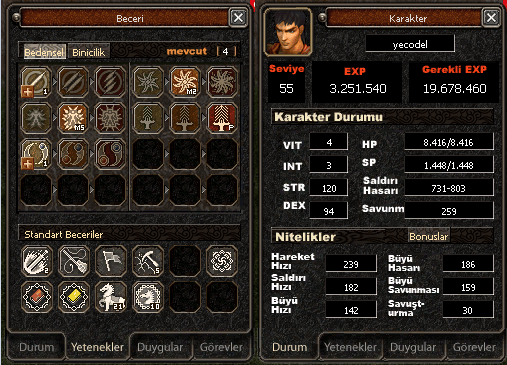 55 LVL HAVA P BEDO BEDENSEL DOYUM
