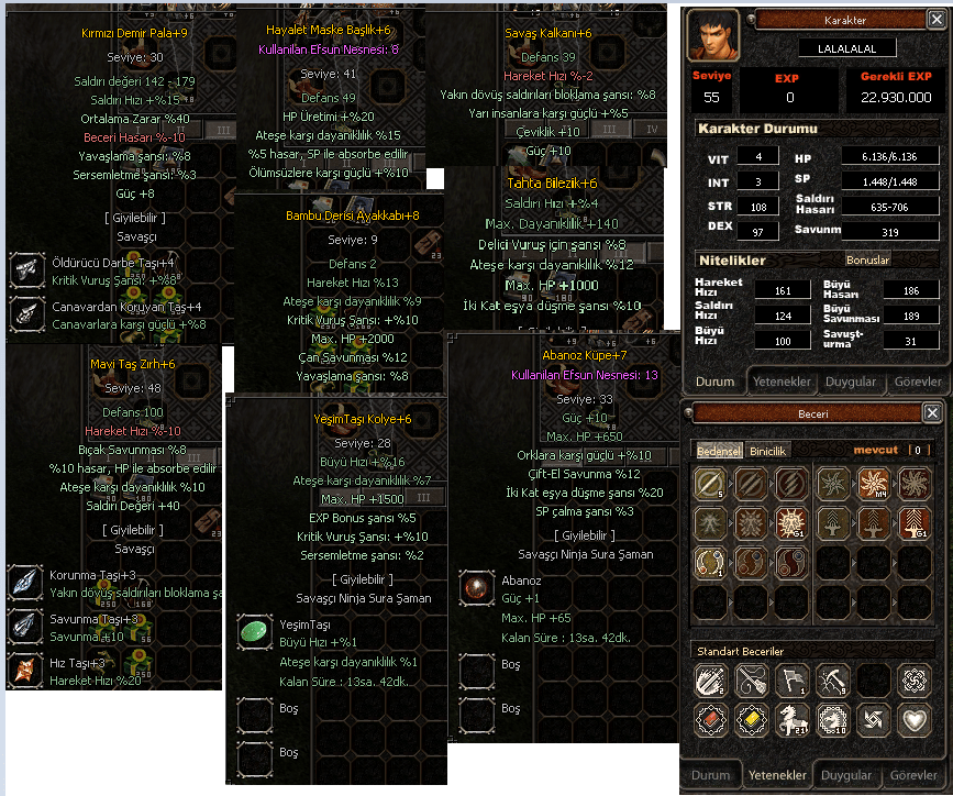 55 LVL BEDO DOYUM İTEMLİ BİYO BİTİK .