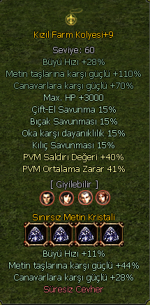KIZIL FARM KOLYE +9