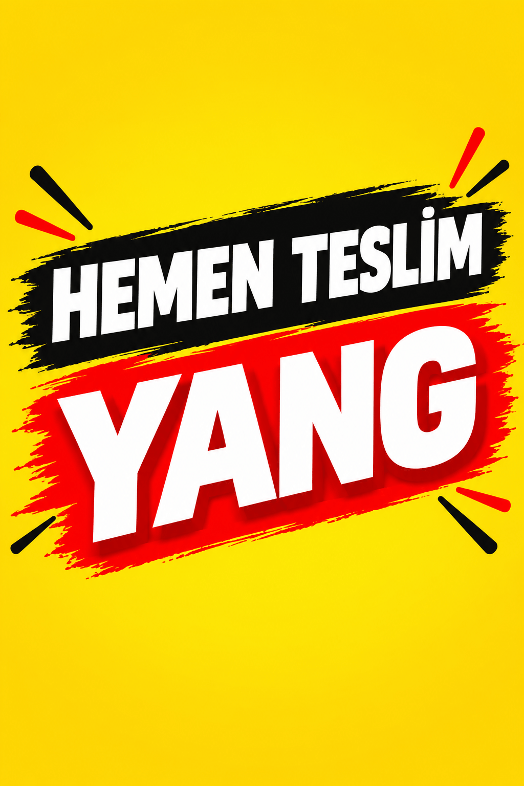 100T YANG HEMEN TESLİM