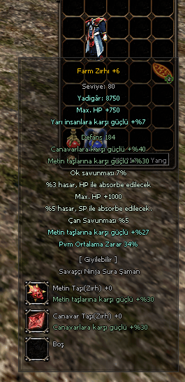 farm zırhı +6 elit oglu elit
