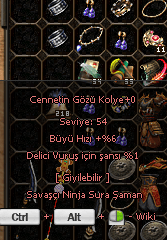 CENNET GÖZÜ KOLYE VE KÜPE