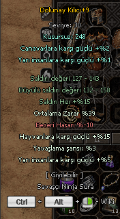 +9 39 ORT 5 YARI DOLUNAY KILICI SATILIR