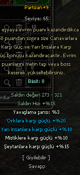 +9 PARTİZAN SATILIR