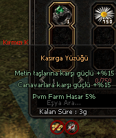 KASIRGA YÜZÜK ÜRETİM MALZEMESİ SATILIR