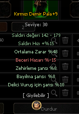 +9 KDP 48 ORT 10 DELİCİ 8 ZEHİR 8 BAYILMA KDP