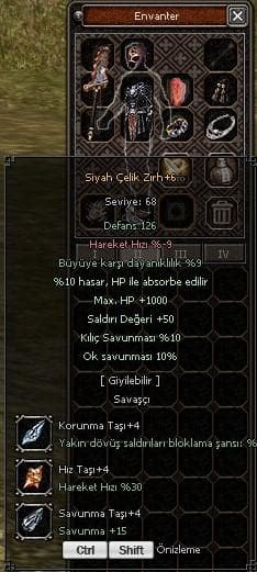 SİYAH ÇELİK ZIRH 4 TAŞLI