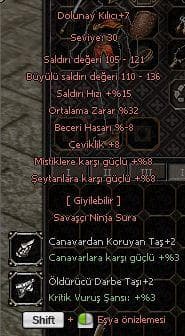 +7 32 ORT DOLUNAY KILICI 330 TL ANINDA TESLİMAT