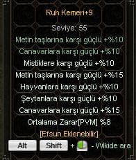 +9 RUH KEMERİ 8 PVM EFSUNLU