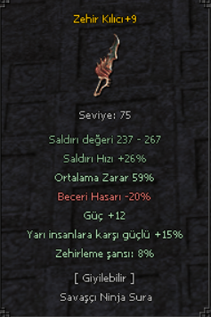 59 yarı güç zehirleme elit zehir 250 TL anında teslim