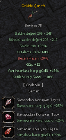 60 ORT YARI GÜÇ KRİTİK ELİT ORKİDE