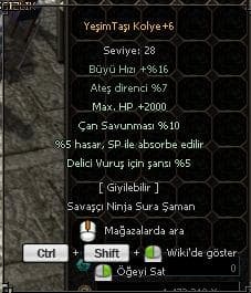 +6 YEŞİMTAŞI KOLYE 2K 5 DELİCİ