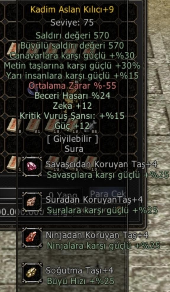 5 EVRİM ELİT KADİM ASLAN KILICI