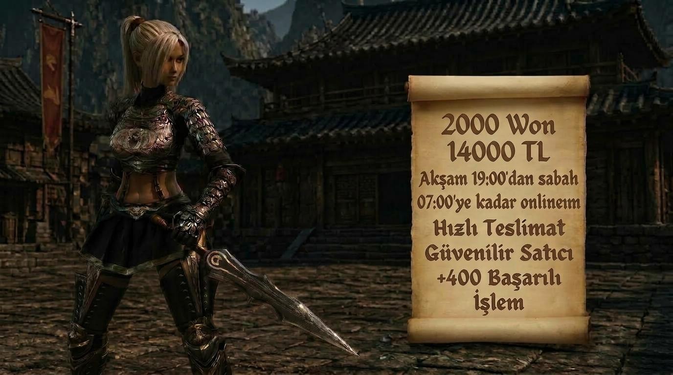 2000 Won 14000 TL AÇIKLAMAYI OKUYUN +400 İŞLEM GÜVENCESİYLE