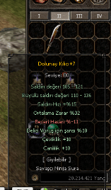 32 ORT +7 DOLUNAY KILICI -) 10 CANLILIK 10 ÇEVİKLİK 10 DELİCİ