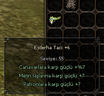 +6 Ejderha Tacı 2500 TL