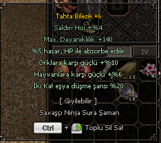 20 İKİ KAT EŞYA BİLEZİK TEKLİF
