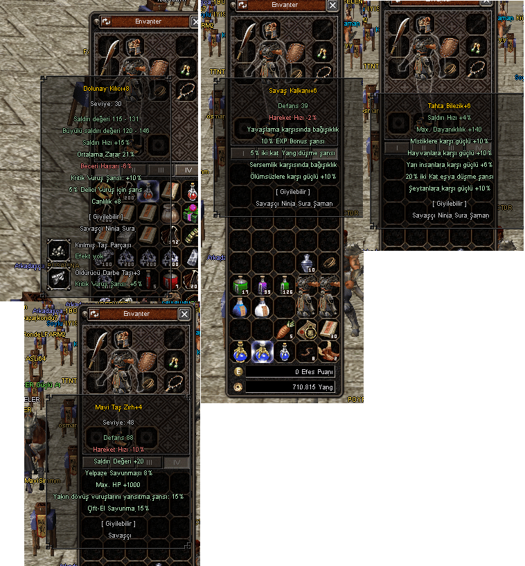 50 LVL BEDENSEL ÇITIR İTEMLİ