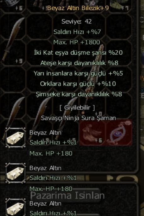 +9beyaz altın bilezik bes efsun 3600