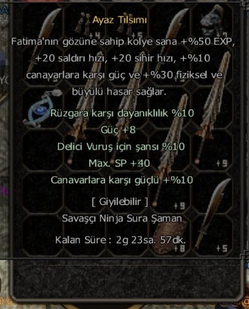 10 CANAVAR 10 RUZGAR 10 DELİCİ GUC 8 2500