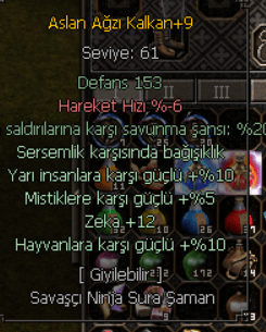 +9 ASLAN AĞZI